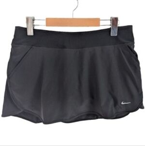 Nike Black Dri-FIT Performance Skort Athletic Tennis Golf